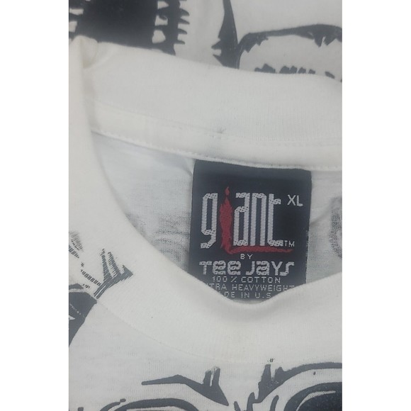 Rolling Stones Tshirt All Over Print Voodoo Lounge Modern 1994 US Tour XL Tongue - Picture 6 of 11